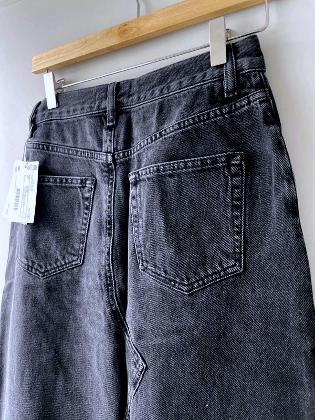 Women’s & Other Stories Long Denim Skirt In Black with Back Split - UK 6 - 1812