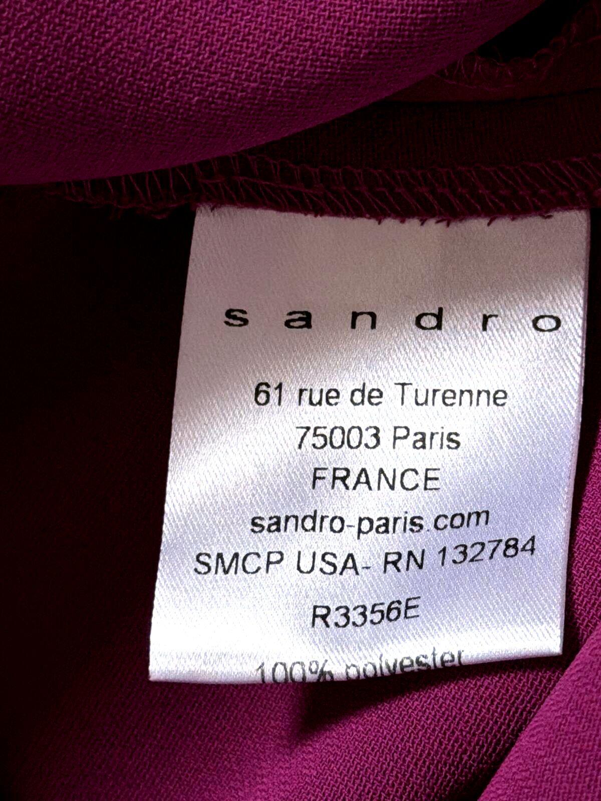Women's Sandro Sleeveless Maxi Dress In Purple - Uk8 -3530