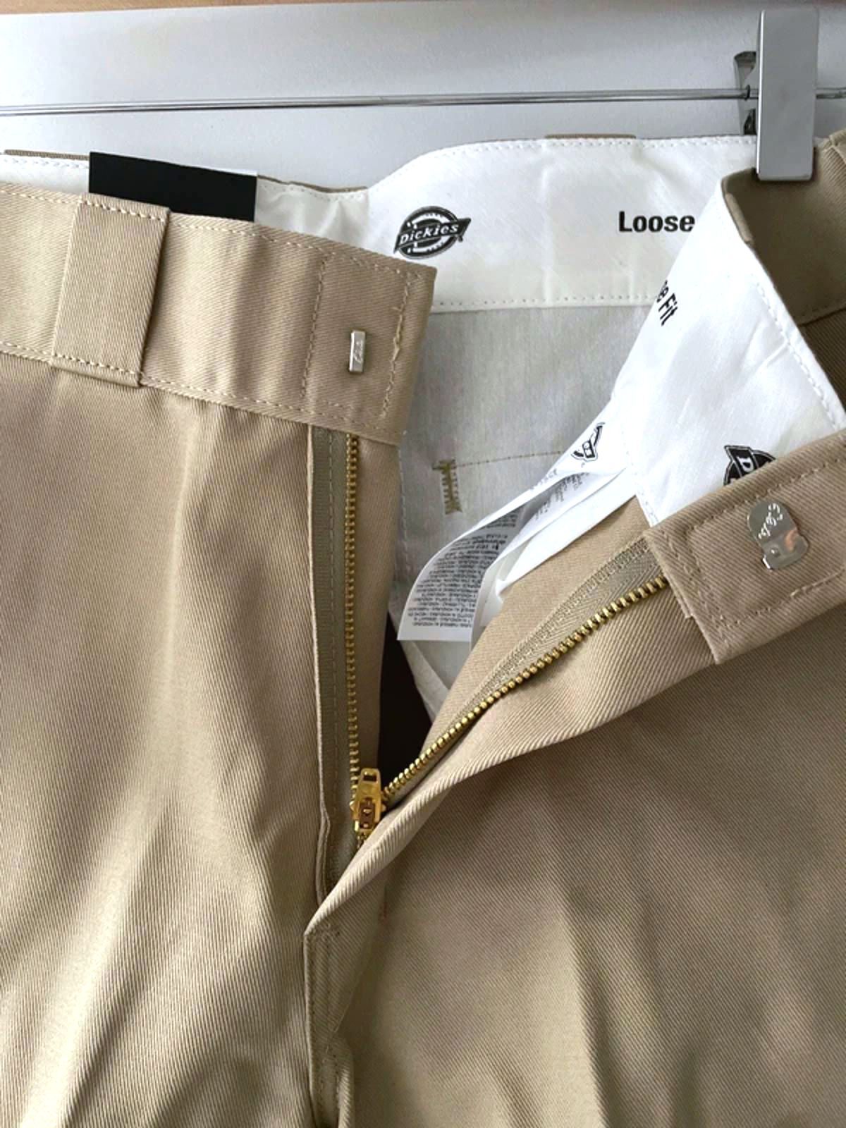 Women’s Dickies Double Knee Straight Fit Work Pant Chino in Beige - W26/L31 - 2944