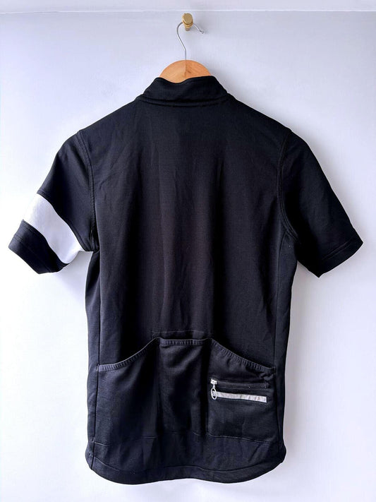 Men's Rapha Short Sleeve Core Cycling Jersey Top In Black - Medium - 3527