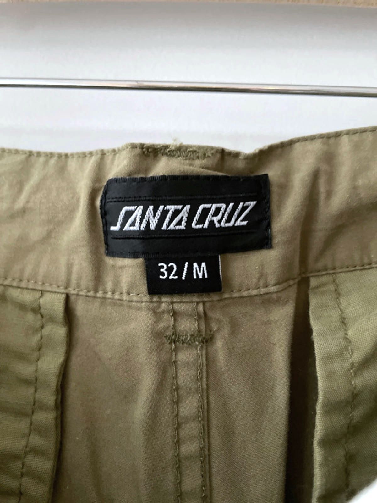 Men’s Santa Cruz Wide Leg Baggy Fit Flight Pants in Khaki - W32/L29 - 2763