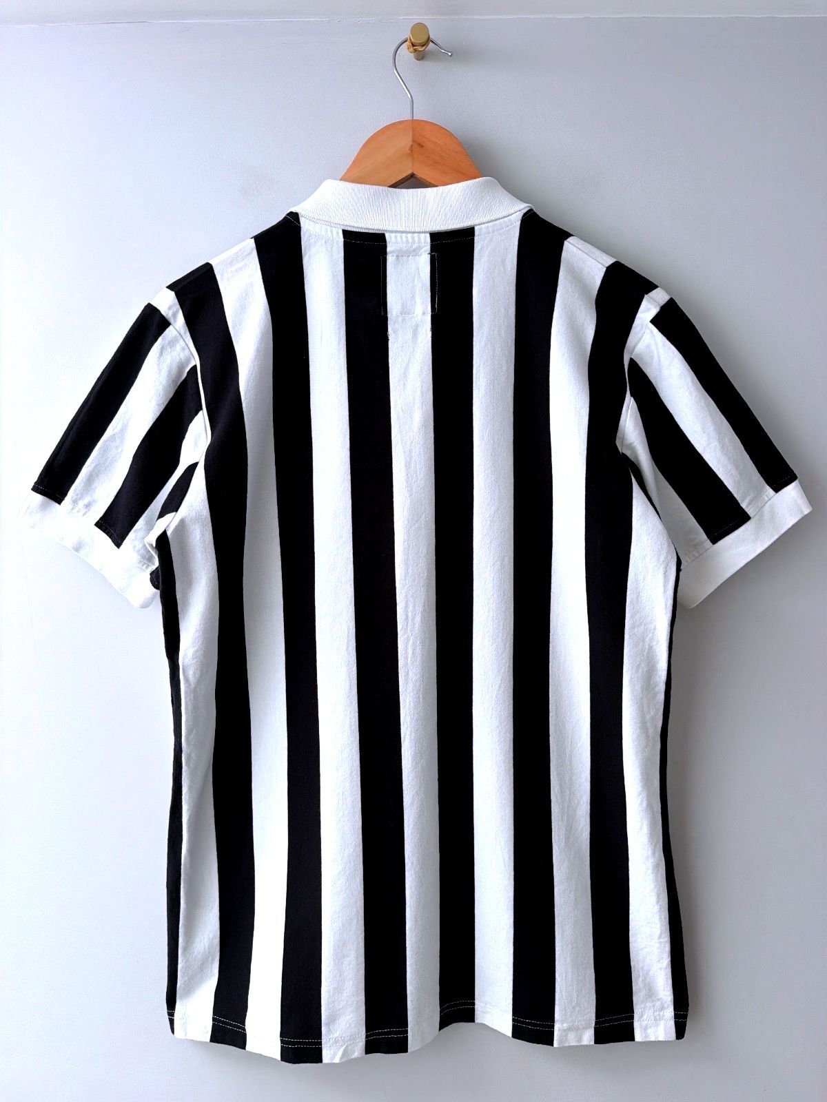 Mens Juventus 1984/85 Vintage Striped Football Jersey Top - Medium - 3567