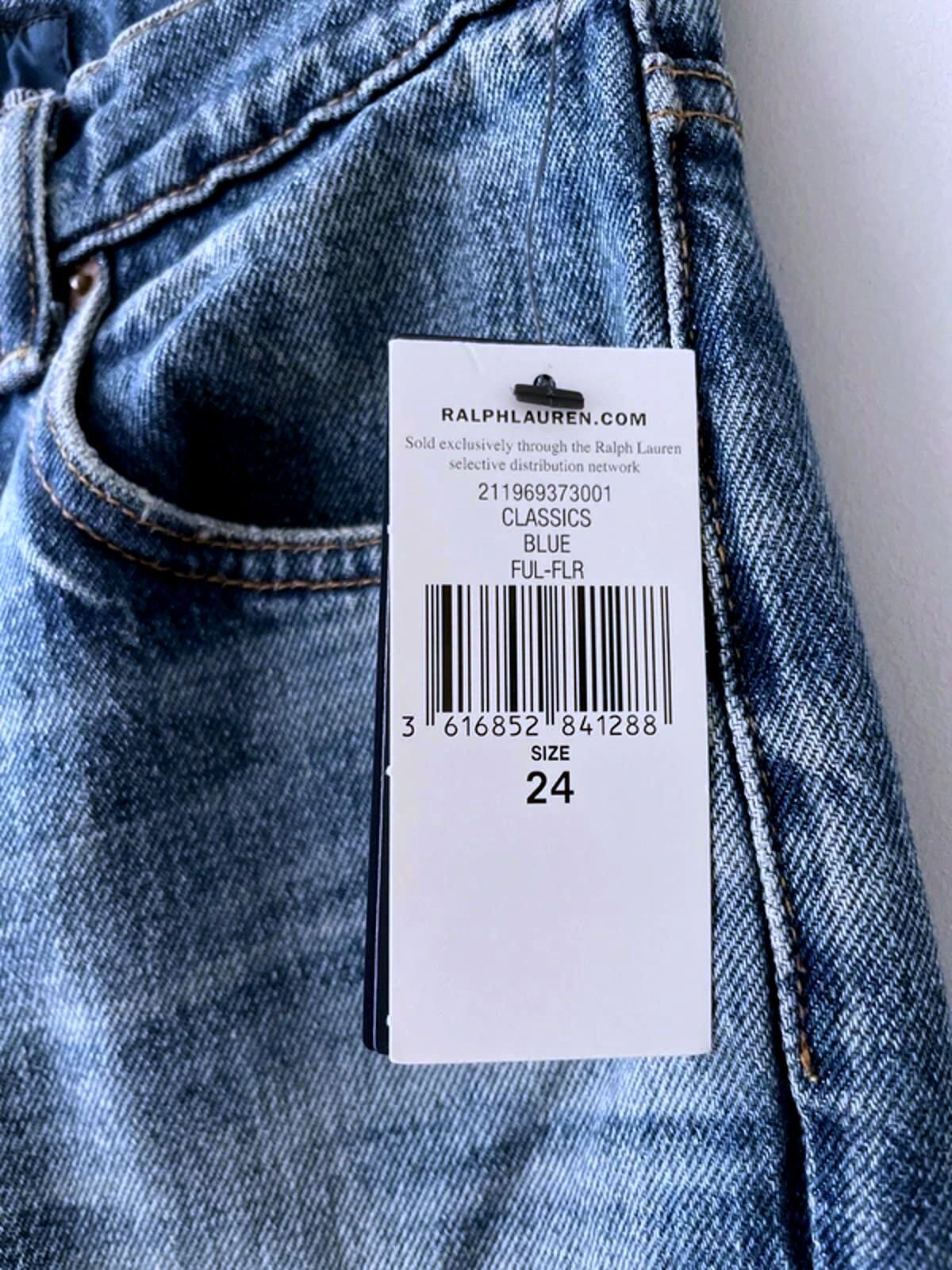 Women’s Ralph Lauren Regular Fit Flared Jeans In Navy Blue - W24/L34 - 3075