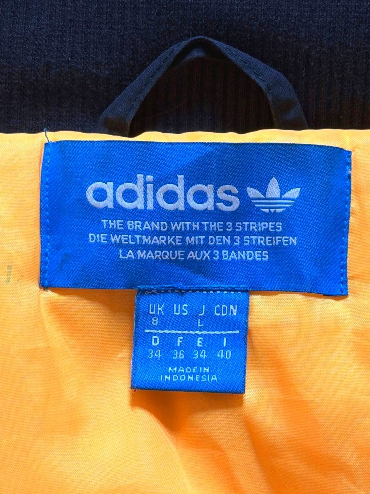 Women’s Adidas Padded Bomber Jacket In Black - Uk8 - 3673