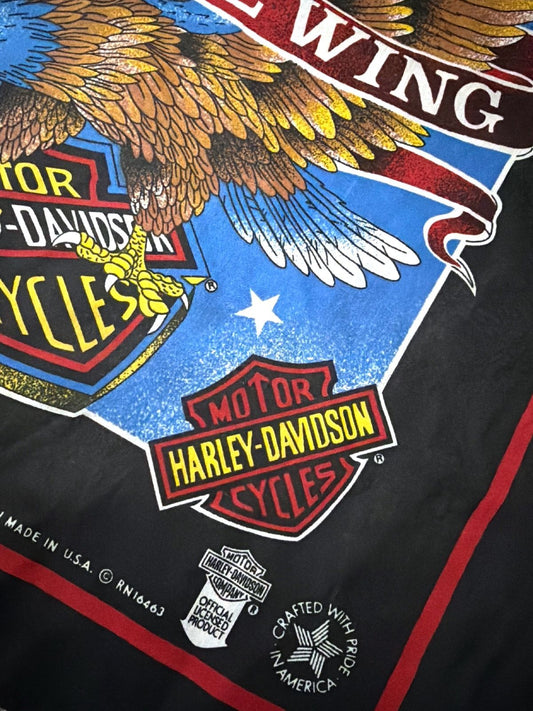 Unisex Vintage Harley-Davidson Made In U.S.A Freedom On The Wing Bandana - 3848