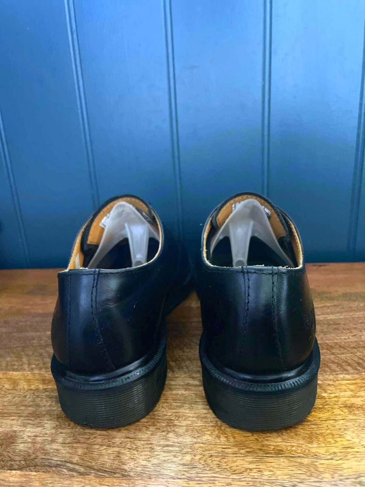 Women’s Dr Martens 1461 Premium Leather Chunky Sole Shoes In Black - UK5 - 2303