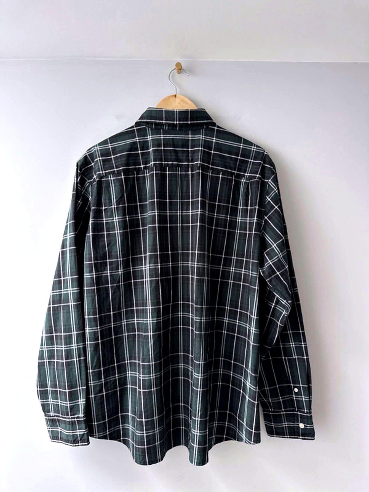 Men’s Levi’s Standard Fit Check Shirt In Green - XLarge - 1965