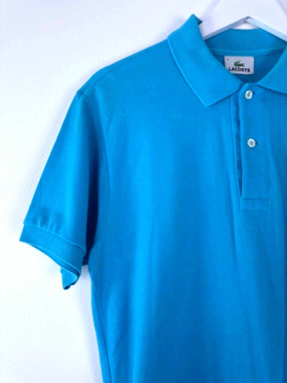Men’s Lacoste Premium Polo Top In Blue - Medium - 1358