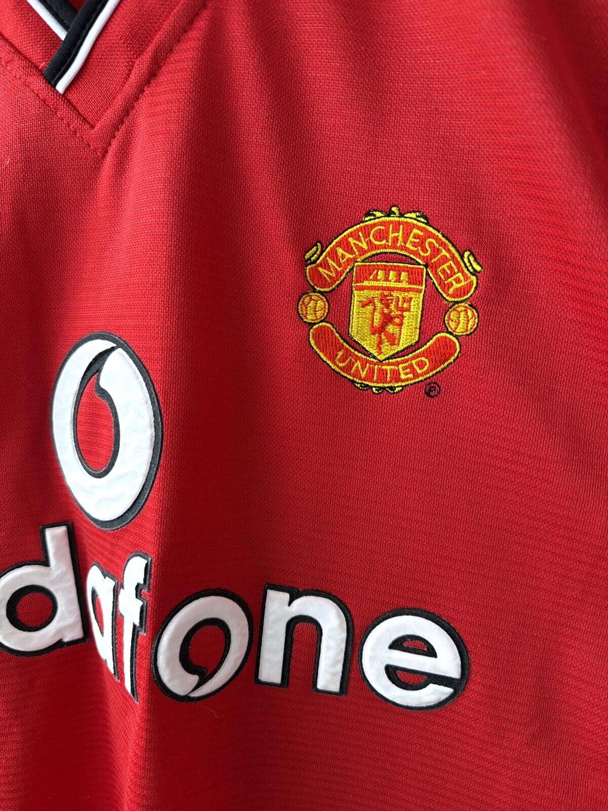 Men's Manchester United 2000/02 Vintage Home Football Shirt - XXLarge - 3560