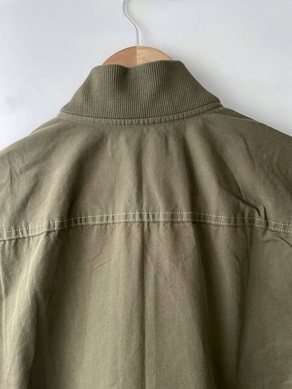 Men’s Fred Perry Zip Through Bomber Jacket Coat In Khaki - Small - 2057