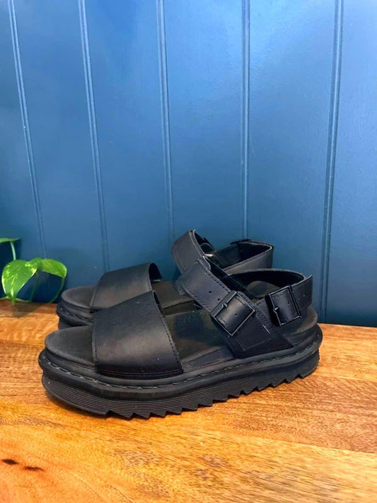 Women’s Dr Martens Voss Chunky Sole Sandals in Black - UK 6 - 3055
