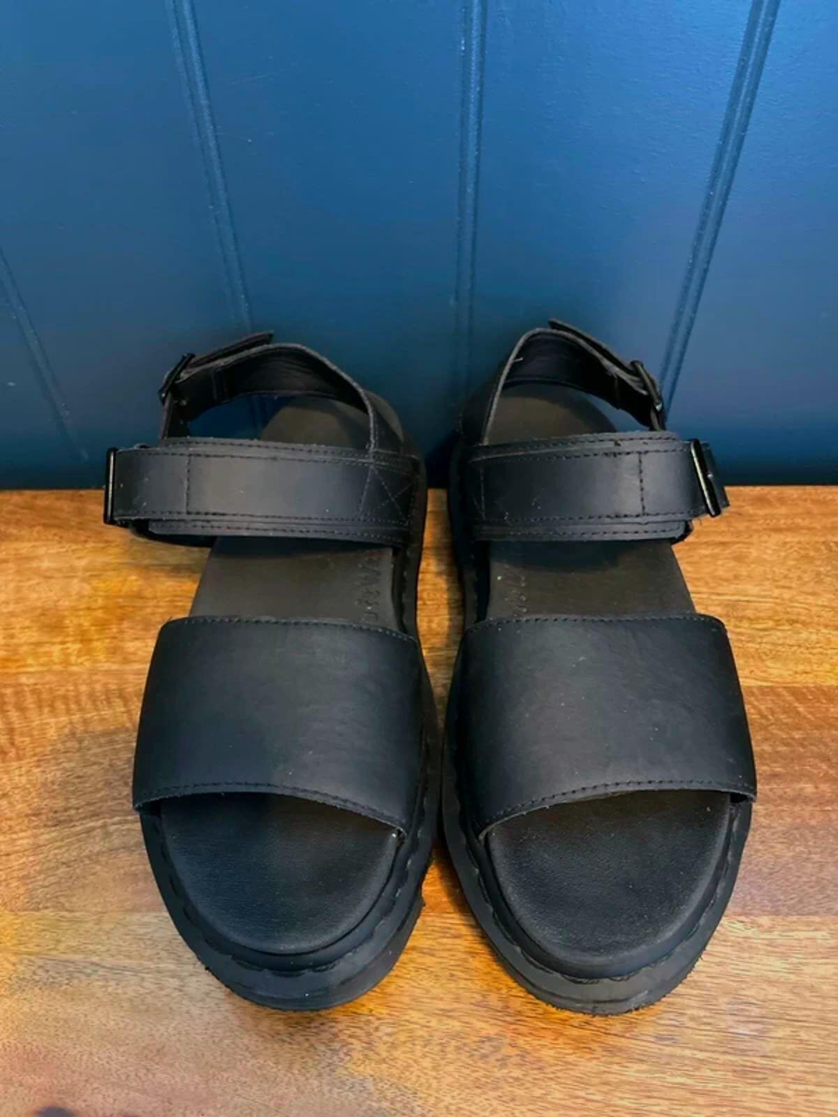 Women’s Dr Martens Voss Chunky Sole Sandals in Black - UK 6 - 3055