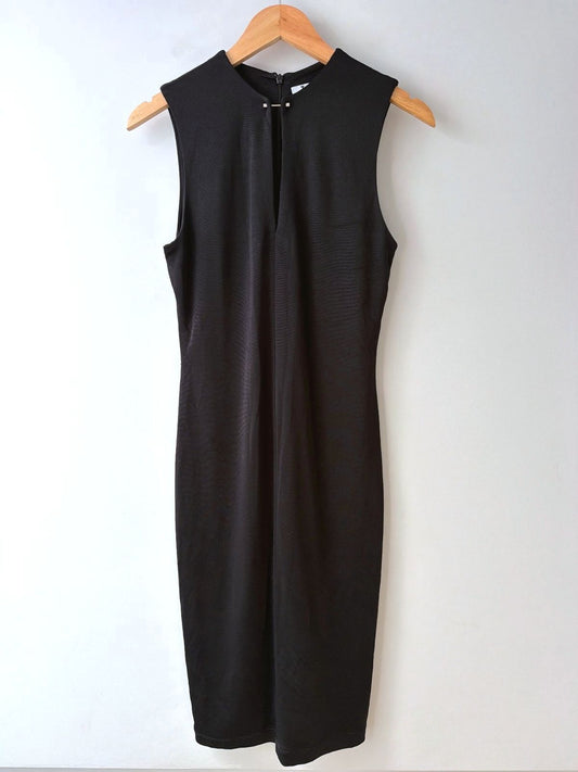 Women’s Alexander Wang Sleeveless Midi Dress In Black - Small - 3576