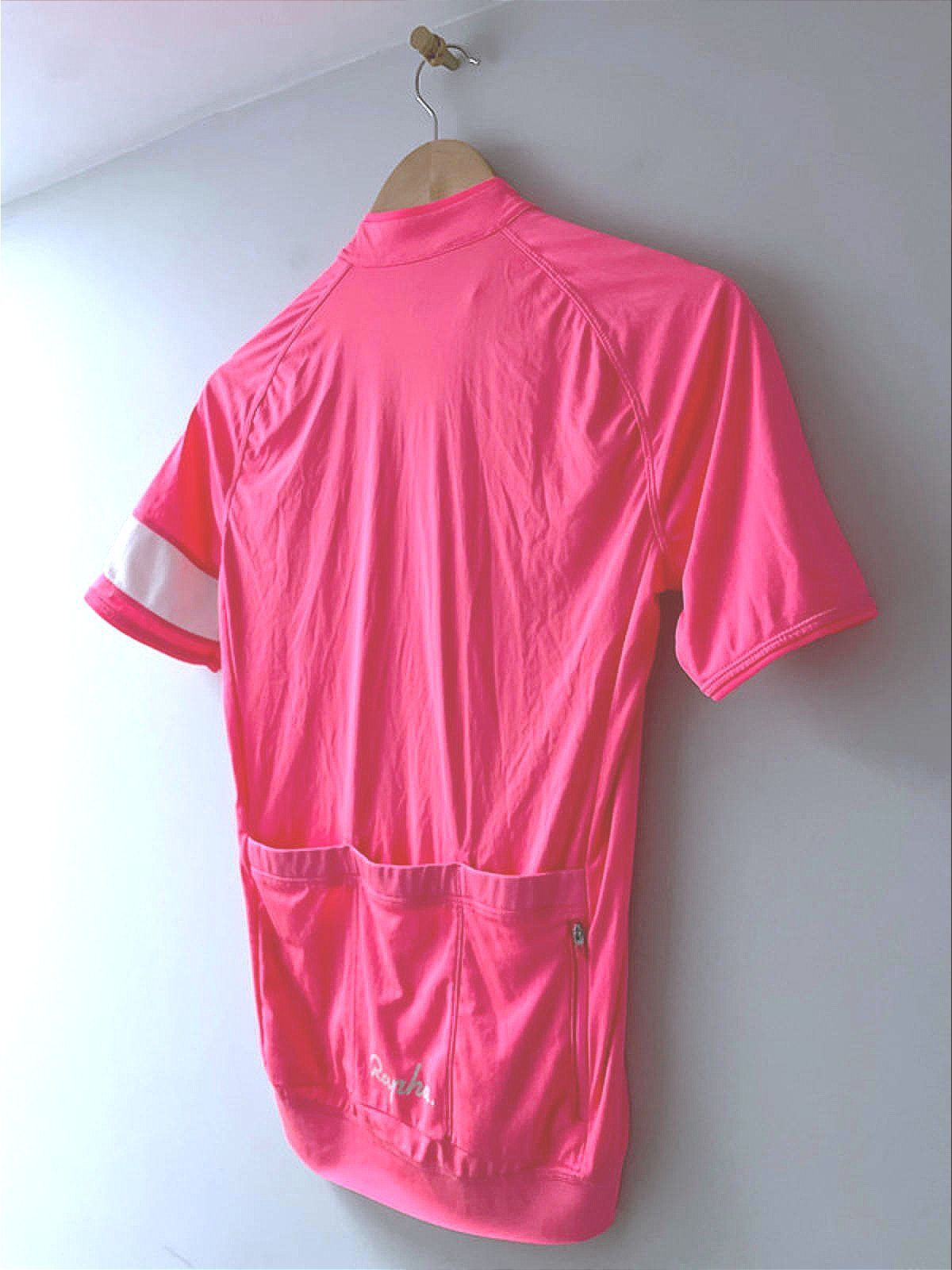 Men's Rapha Short Sleeve Core Cycling Jersey Top In Pink - Small - 2853