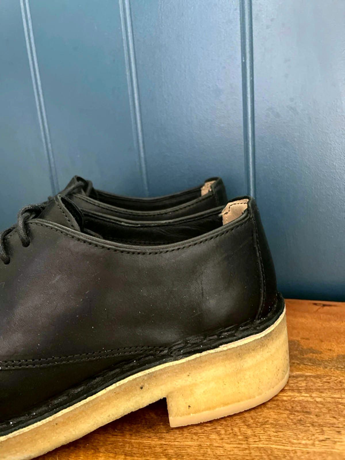 Women’s Clarks Originals Maru London Leather Lace-up Shoes In Black - UK6.5 -2320