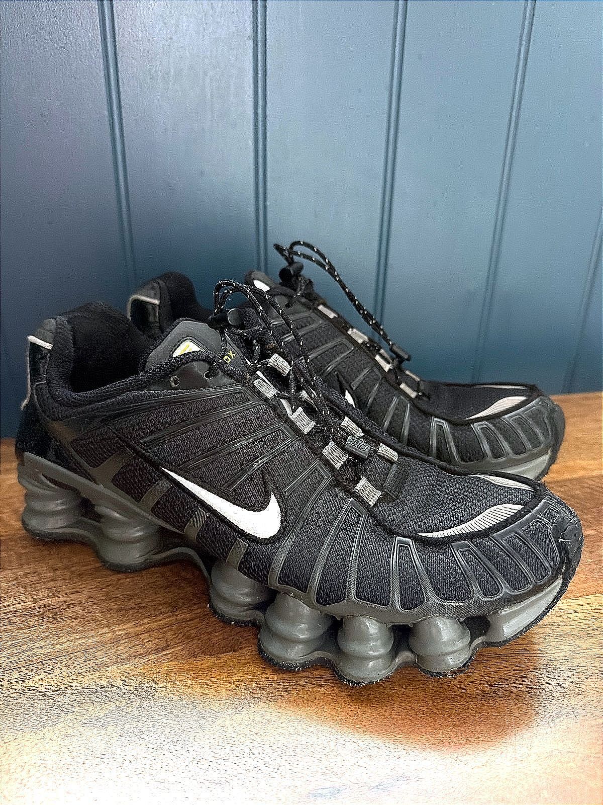 Women’s Nike Shox Rare Find Chunky Sole Trainers In Black - Uk6 - 3617