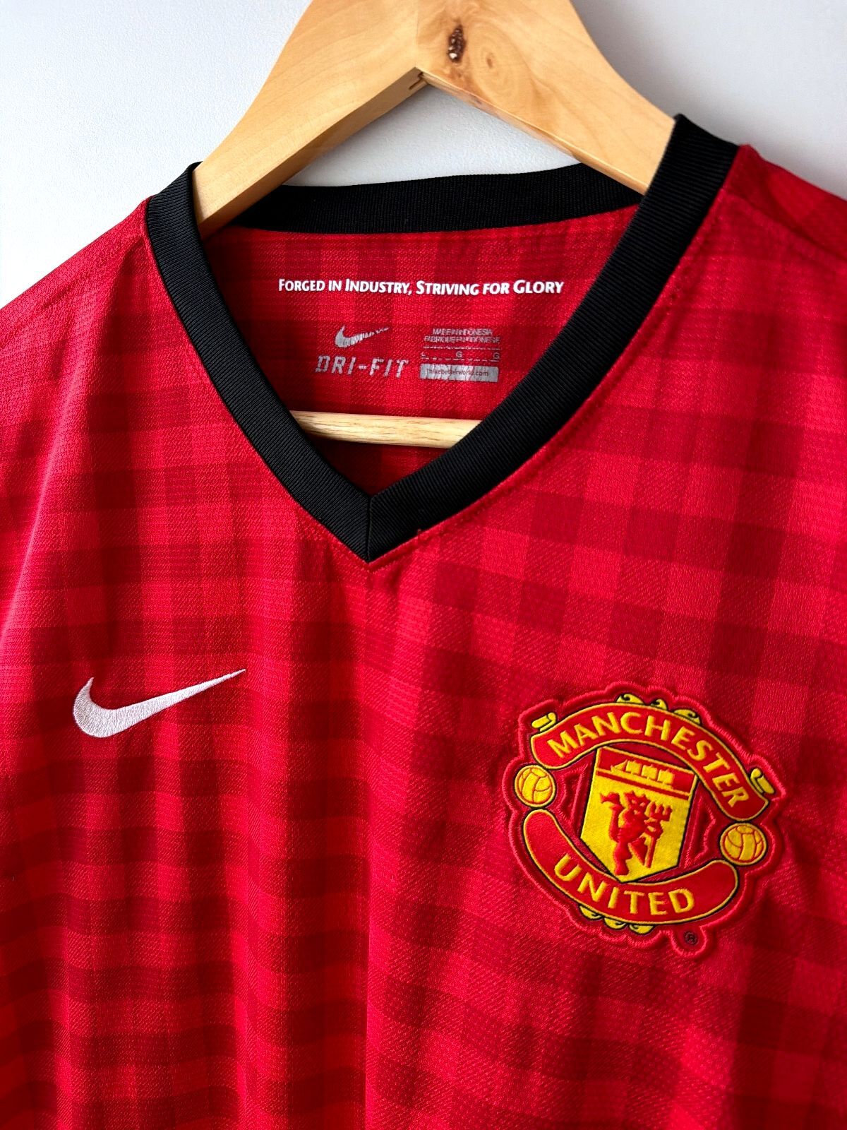 Men’s Manchester United 2012/13 Season Home Football Shirt Top - Large - 3738