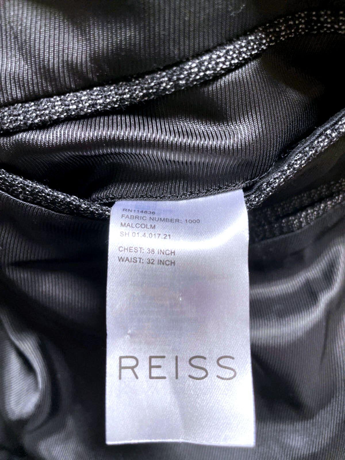 Men’s Reiss Premium 100% Wool Wedding Blazer Jacket In Grey - Medium - 1567