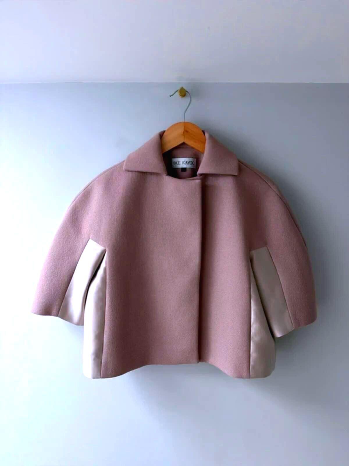 Women’s Dice Kayek Cropped Short Sleeve Jacket Top In Pink - UK8 - 3549
