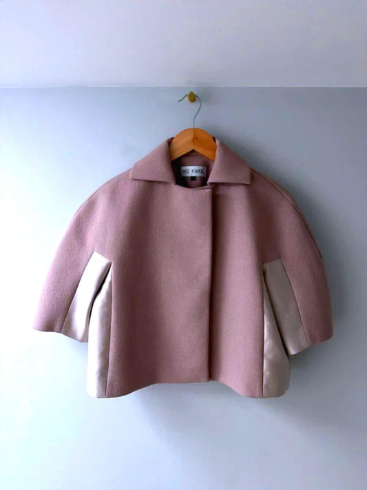 Women’s Dice Kayek Cropped Short Sleeve Jacket Top In Pink - UK8 - 3549