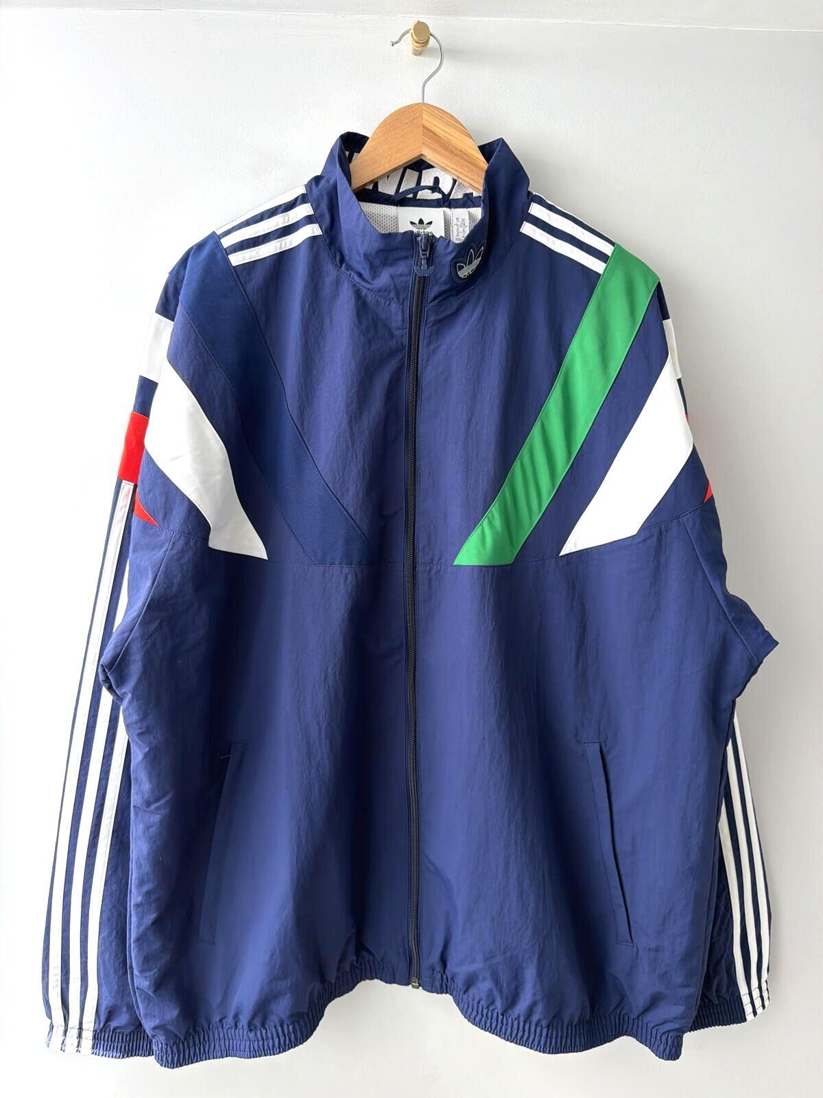 Mens Adidas Oversized Fit MUS Balanta 96 Retro Track Jacket - XLarge - 3510