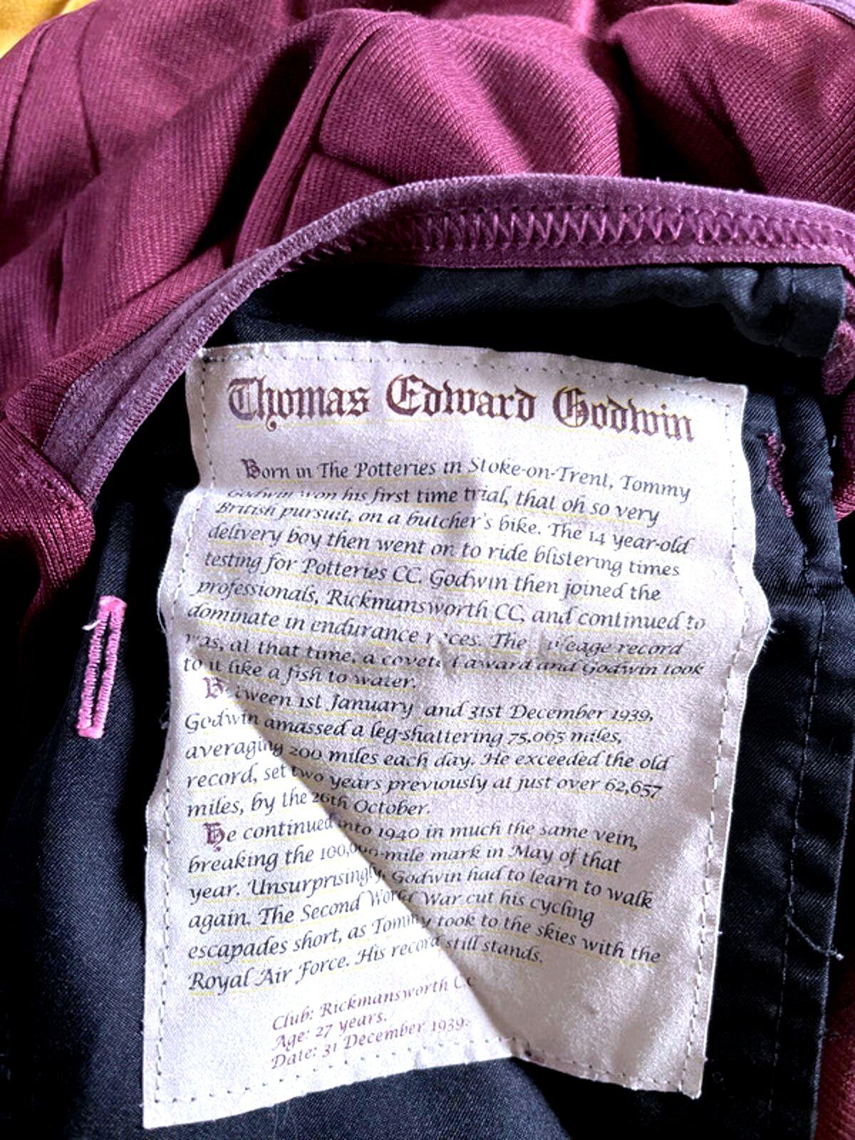 Men’s Rapha Club Merino Wool Cycling Jersey Top In Burgundy - Small - 2317