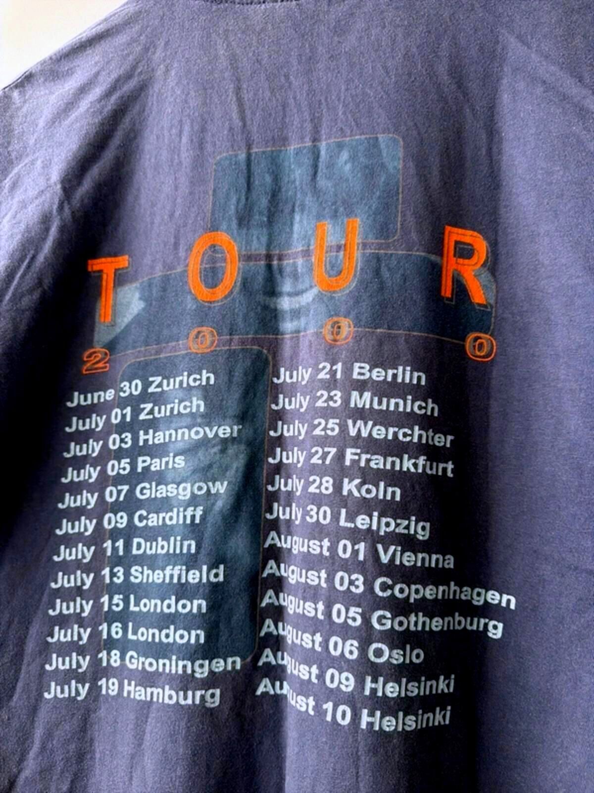 Tina Turner Vintage 2000 Tour T-shirt In Navy - Medium - 3354