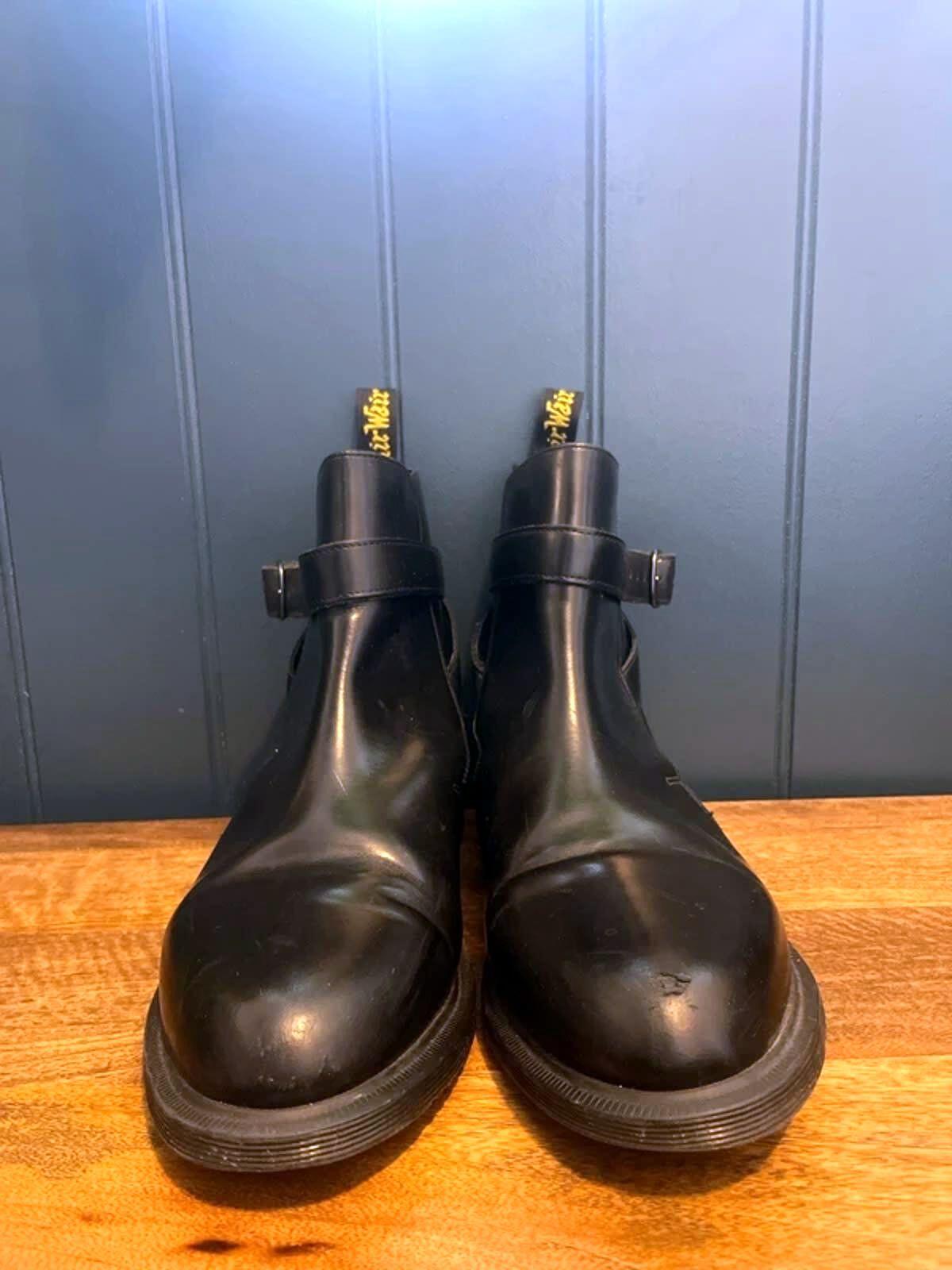 Women’s Dr Martens Teresa Leather Ankle Chelsea Boots In Black - UK8 - 3080