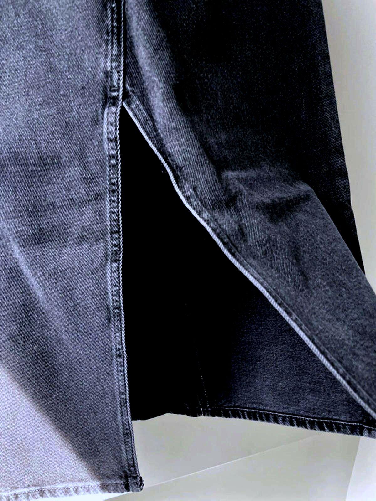 Women’s & Other Stories Long Denim Skirt In Black with Back Split - UK 6 - 1812