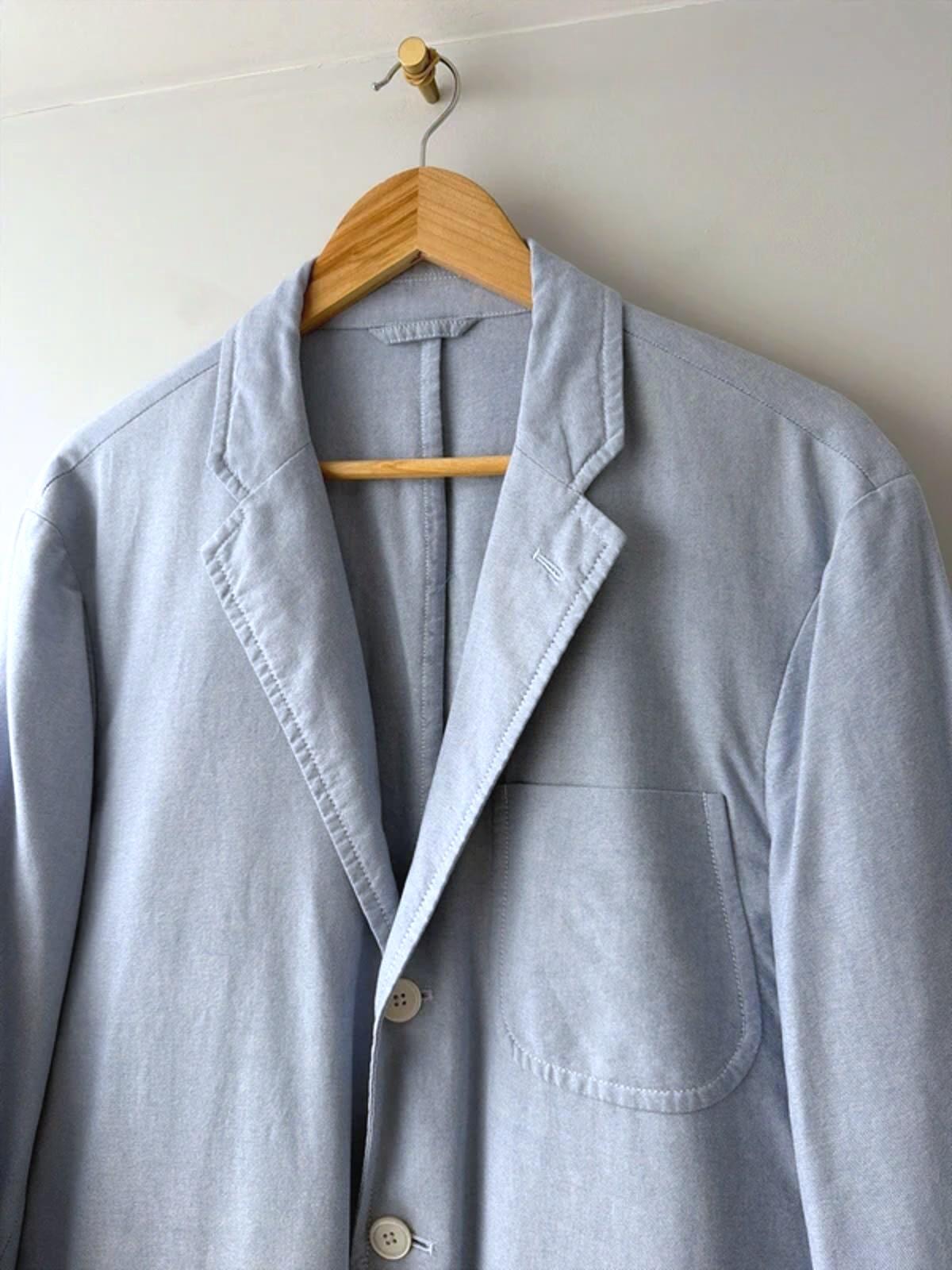 Men’s Ralph Lauren Custom Fit Chambray Blazer In Blue - Medium - 3240