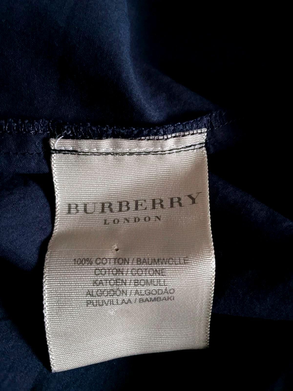 Women’s Burberry Nautical Print Dress with Side Zip in Navy/Red - UK10 - 2919