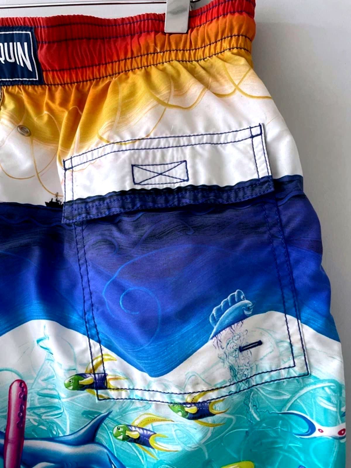 Mens Vilebrequin x Kenny Scharf Limited Edition Moorea Swim Shorts - Small - 3120