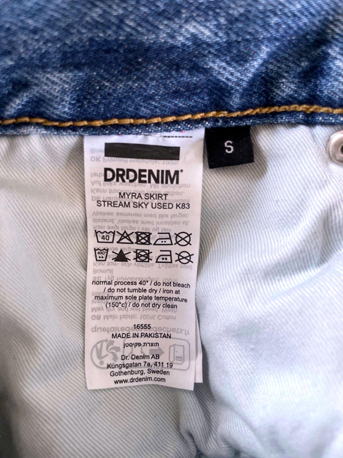 Women’s Dr Denim Myra Longline Denim Skirt In Blue - UK10  -1762