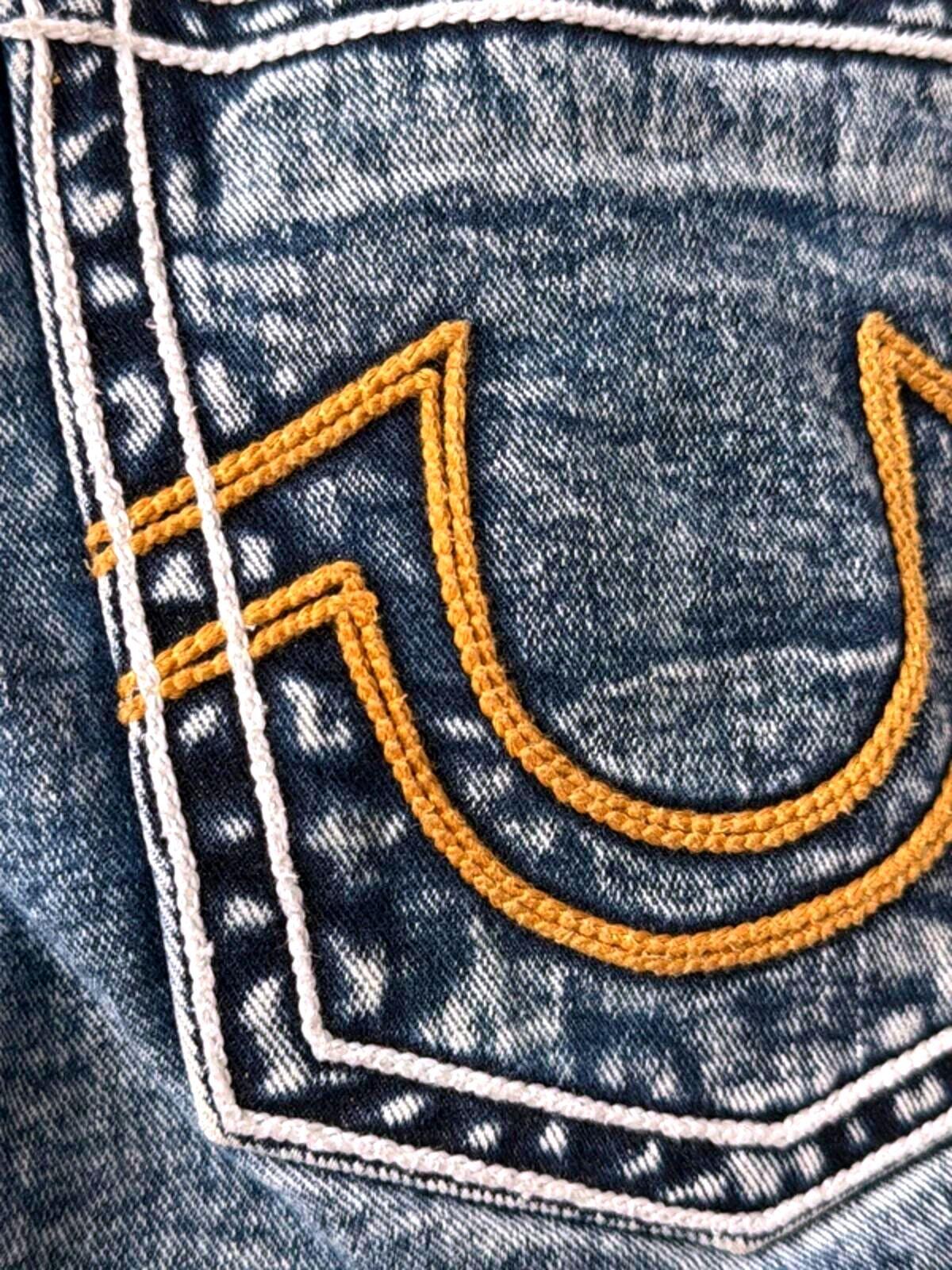 Men's True Religion Made In The U.S.A Slim Fit Jeans In Blue - W32/L28 - 3319