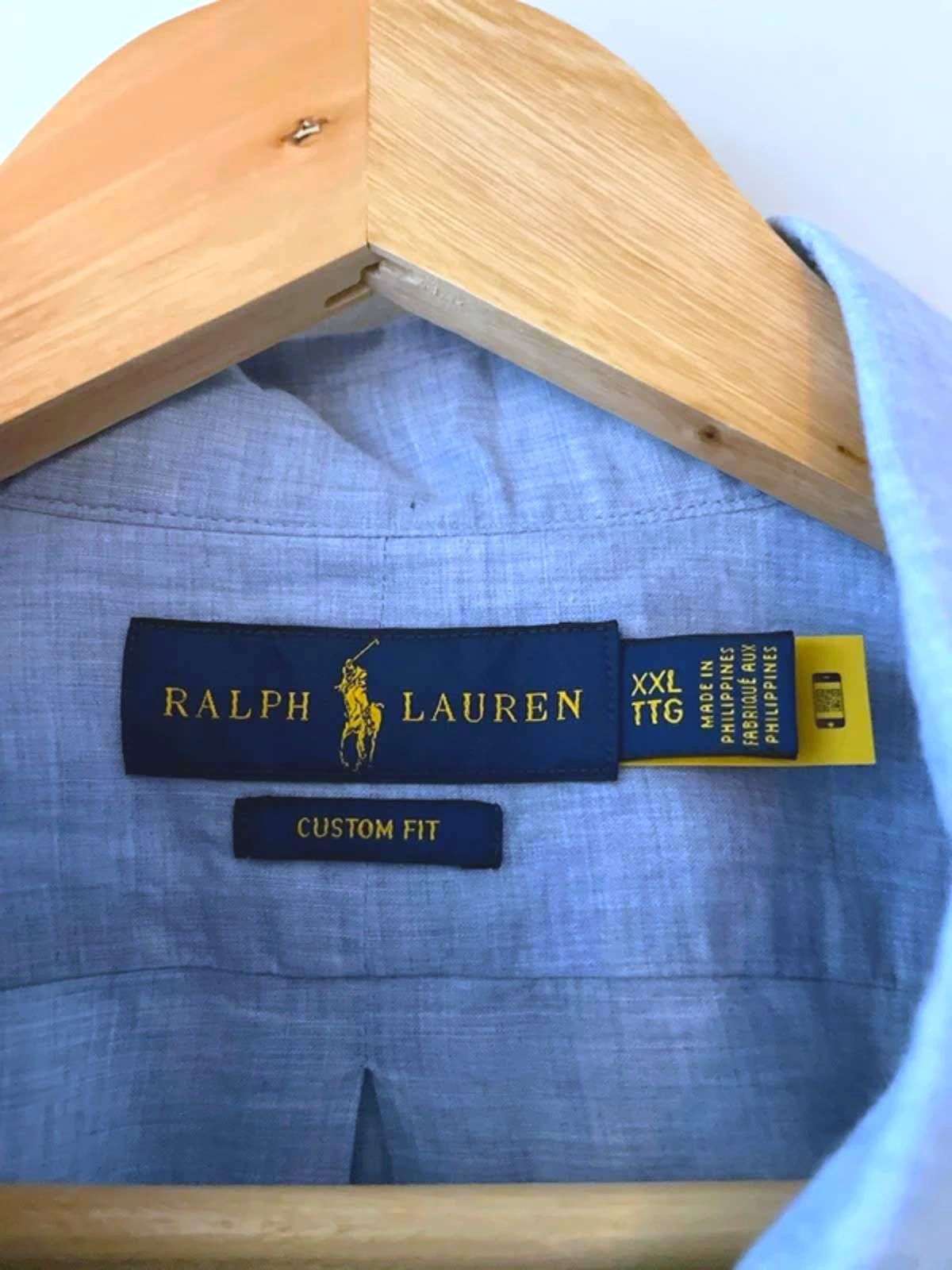 Men’s Ralph Lauren Custom Fit Oxford Shirt in Blue - XXLarge - 2932