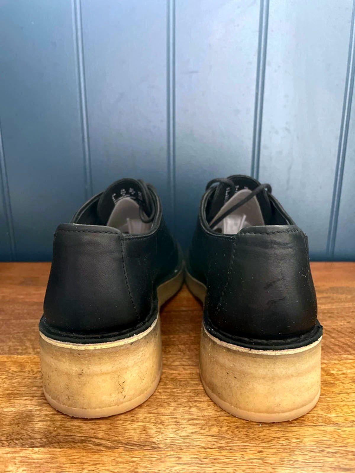 Women’s Clarks Originals Maru London Leather Lace-up Shoes In Black - UK6.5 -2320