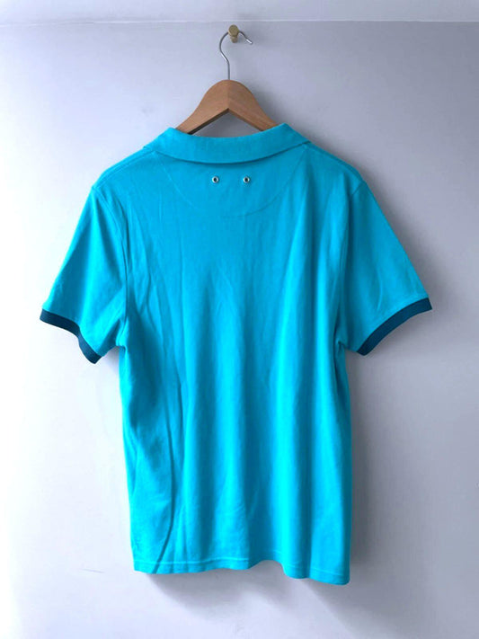 Men’s Vilebrequin Premium Pique Polo Top In Blue - Medium - 1670