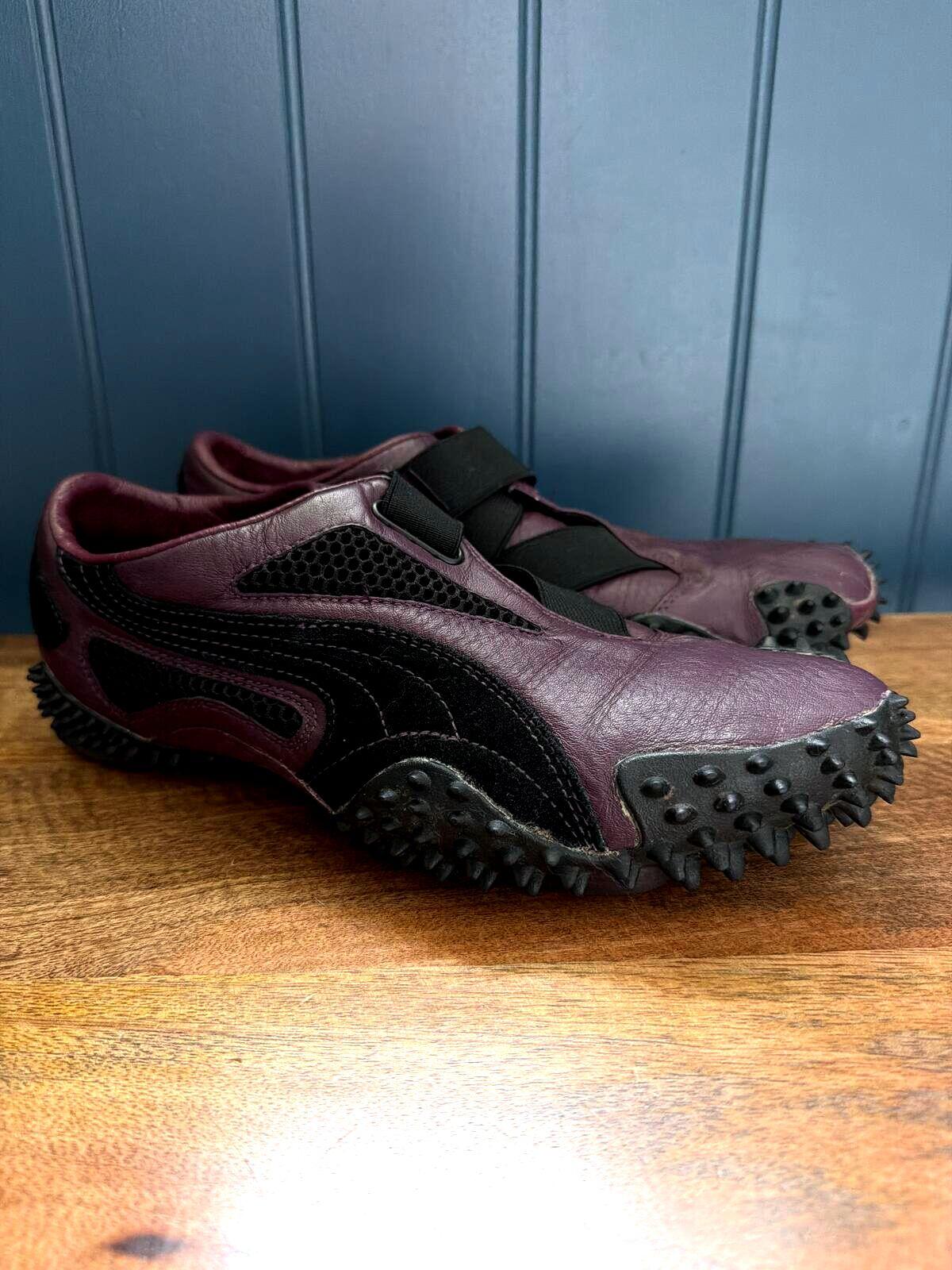 Womens Puma Rare Mostro OG Leather Trainers In Purple/Black - Uk6 - 3536
