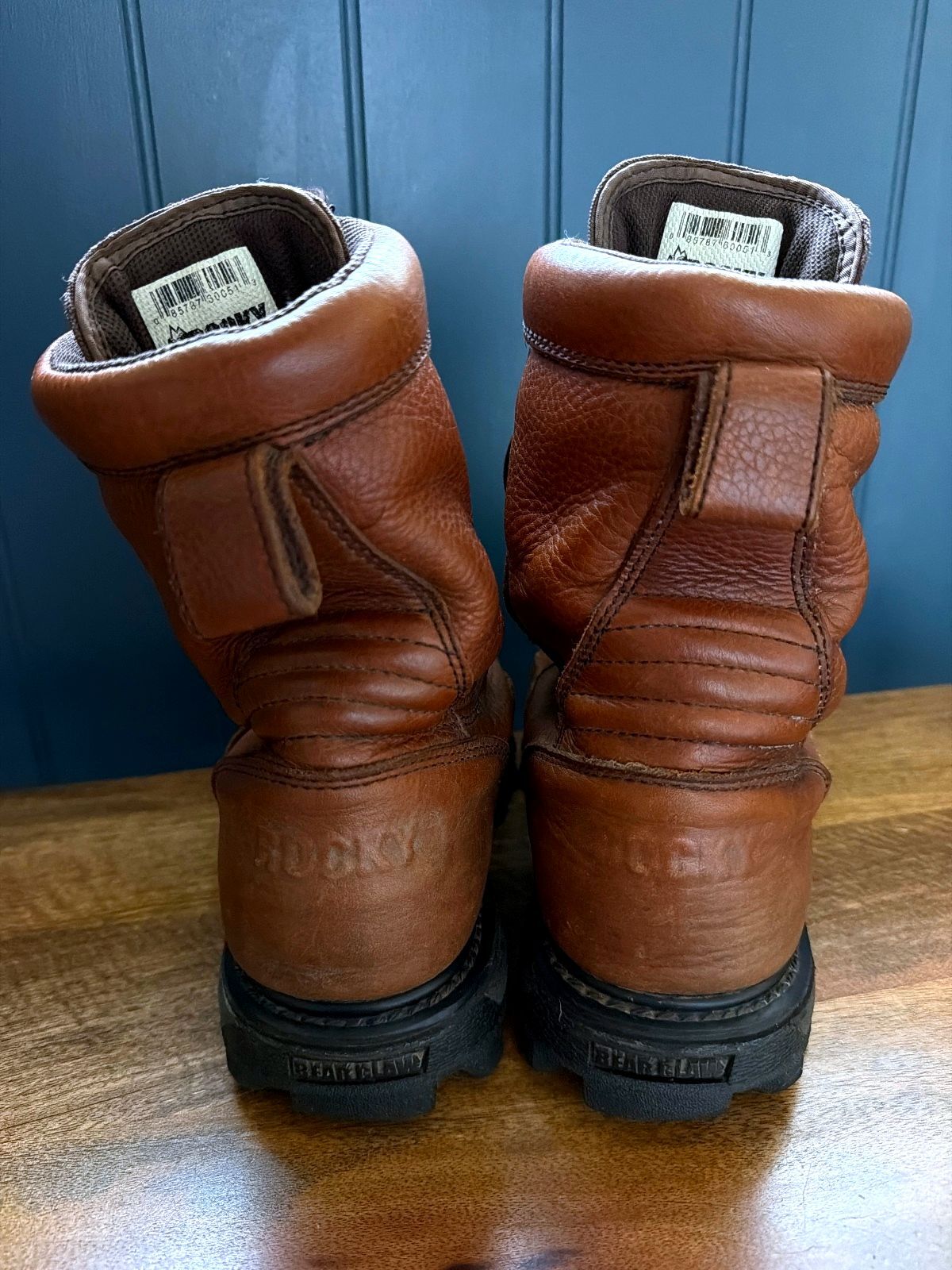 Men’s Rocky Bearclaw Gore-Tex Premium Leather Lace-Up Boots In Tan - Uk7 - 3818