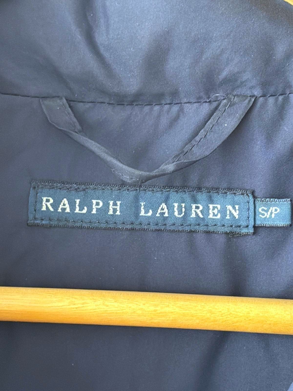 Women's Ralph Lauren Puffer Gilet Vest In Navy with Pink Logo - Small - 3636