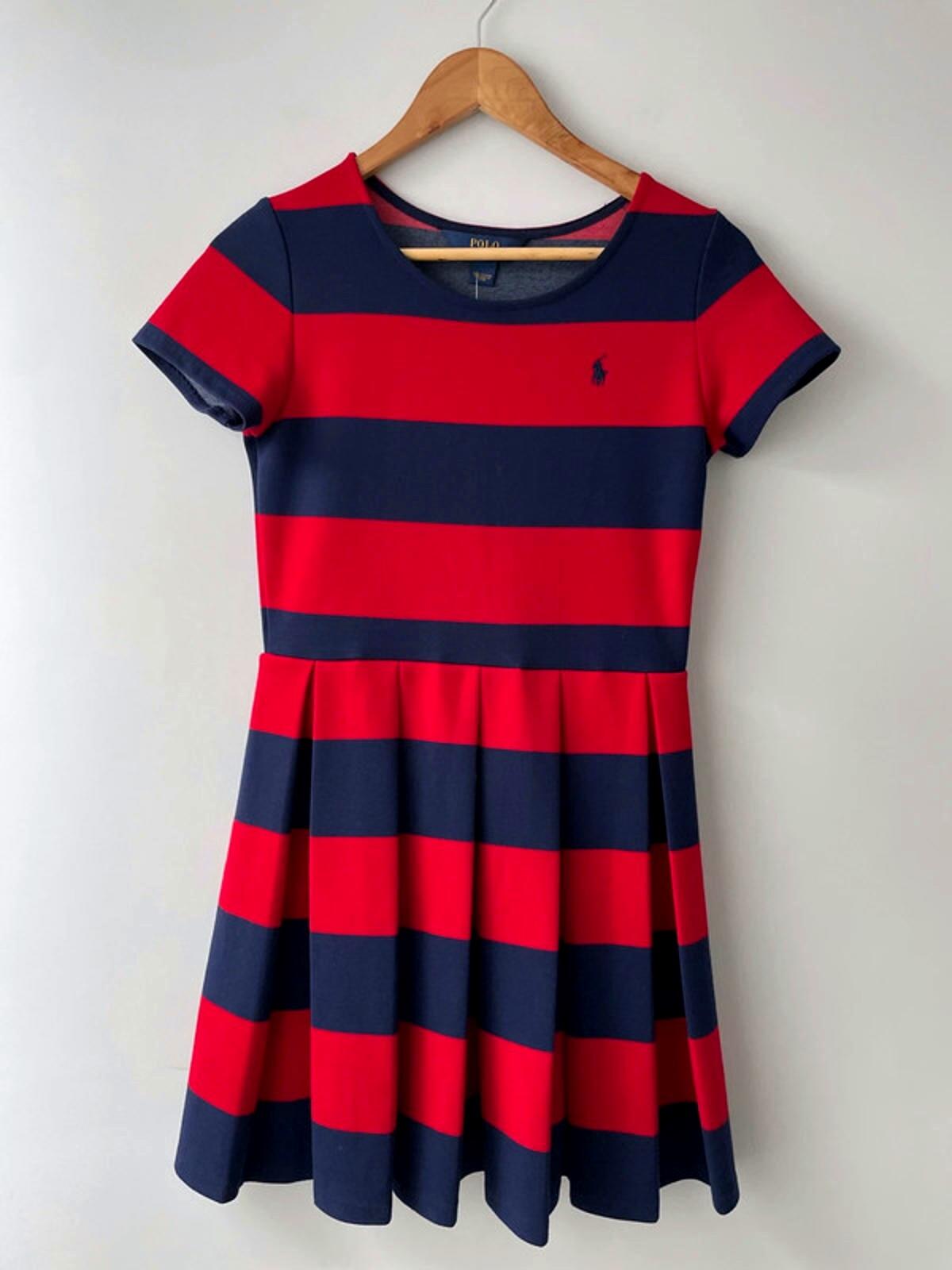 Women’s Ralph Lauren Stripped Jersey Tennis Dress - UK10 - 1967