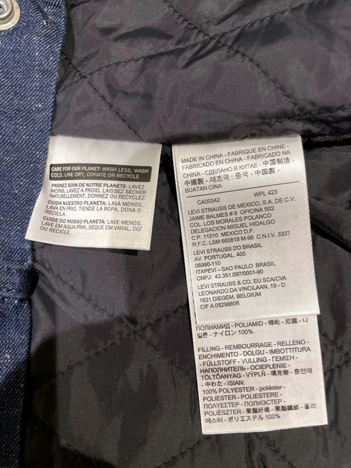 Men’s Levi's Denim Trucker Jacket Coat In Navy - Small - 2741