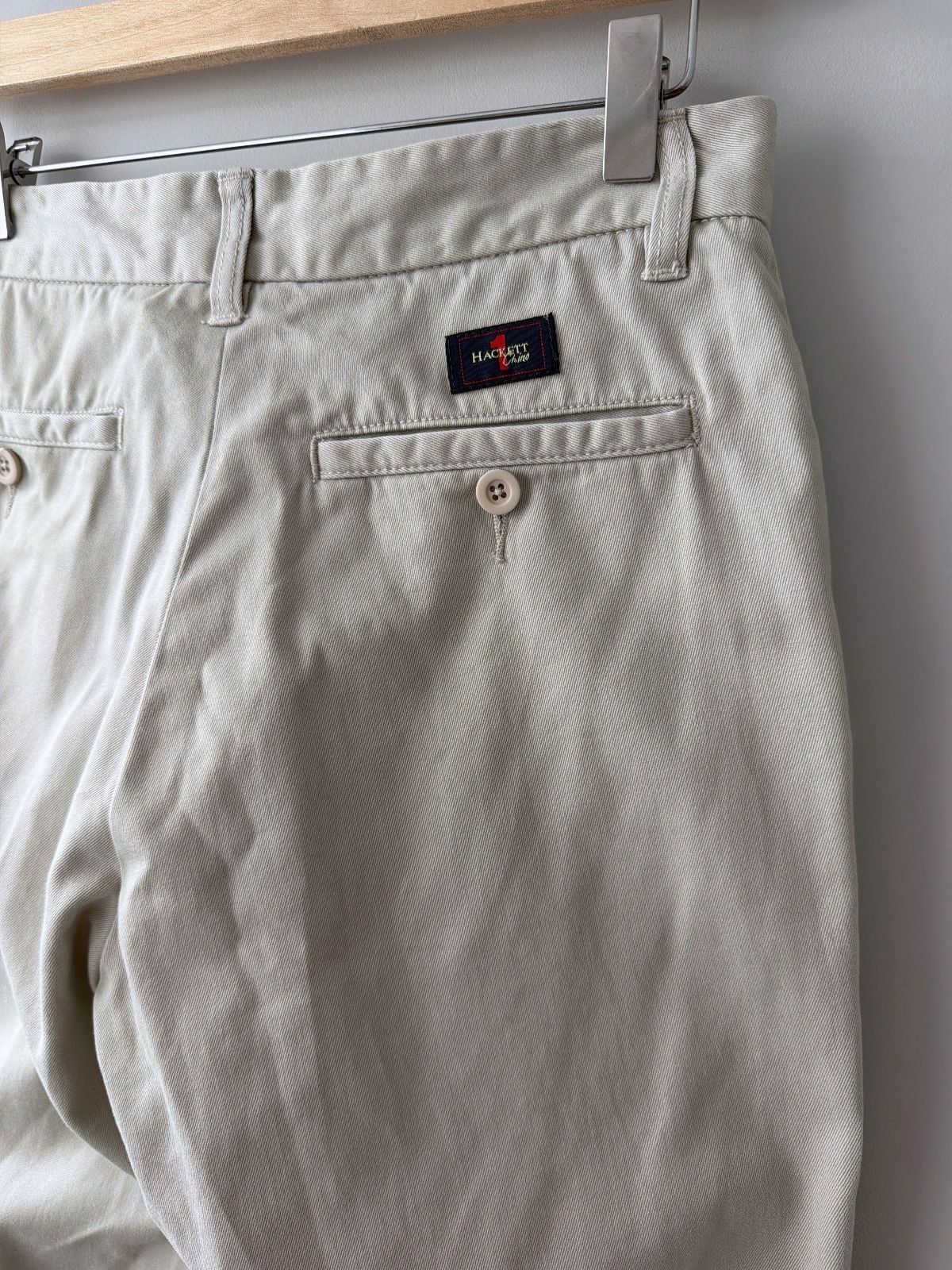 Men’s Hackett Premium Classic Chino Trousers In Beige - W30/L30 - 3579