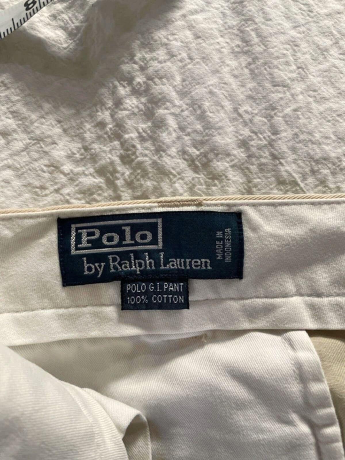 Men’s Ralph Lauren Premium Classic Chino Trousers In Beige - W38/L34 - 1715