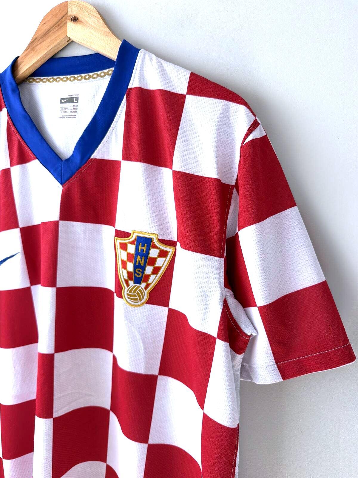 Mens Croatia 2008/09 Home Football Jersey Shirt Top - Large - 3524