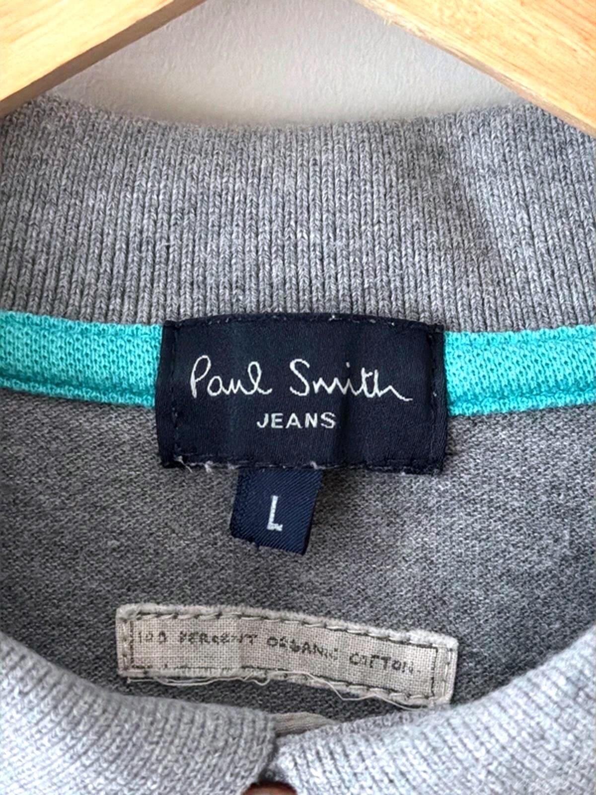 Men’s Paul Smith Slim Fit Premium Polo Top In Grey - Large - 3206