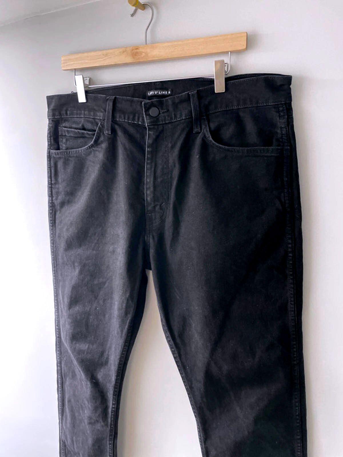 Men’s Levi’s line 8 Straight Leg Premium Range Jeans In Black - W36 / L32 - 1875