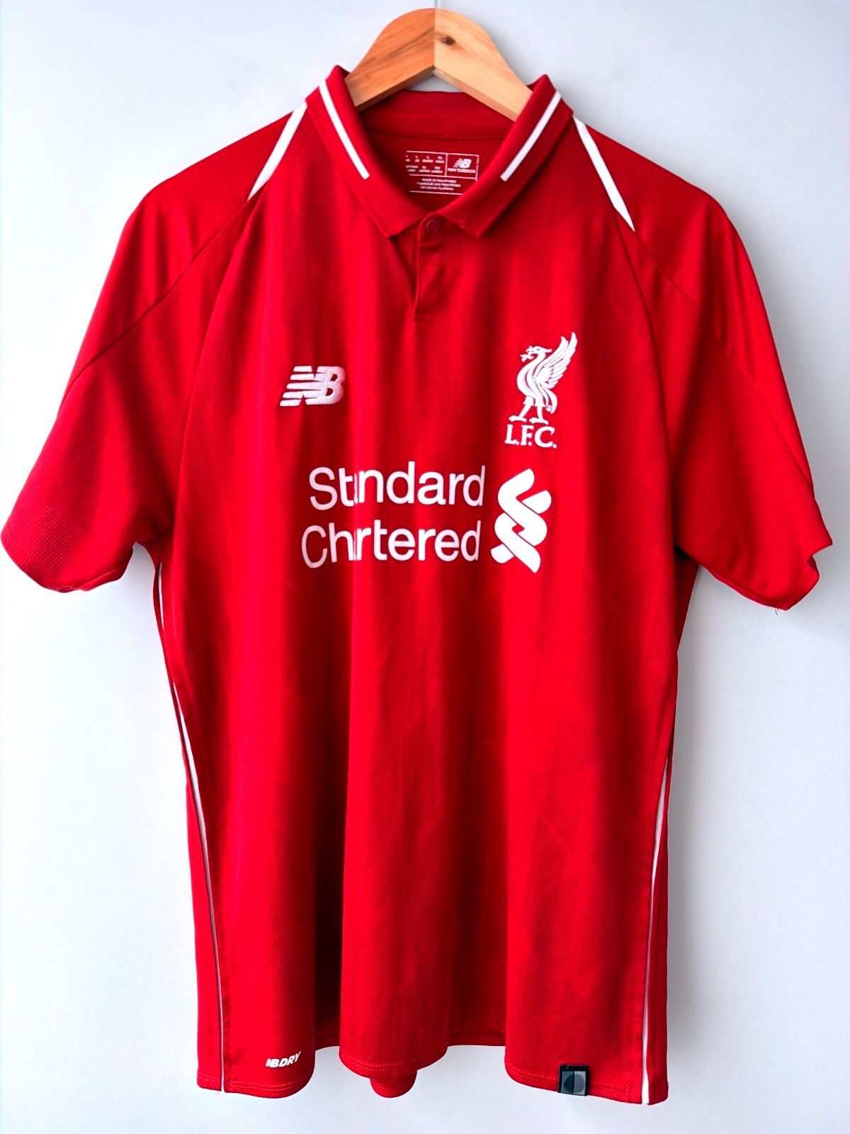 Mens Liverpool FC 2018/19 Home Football Shirt Top - Large - 3565