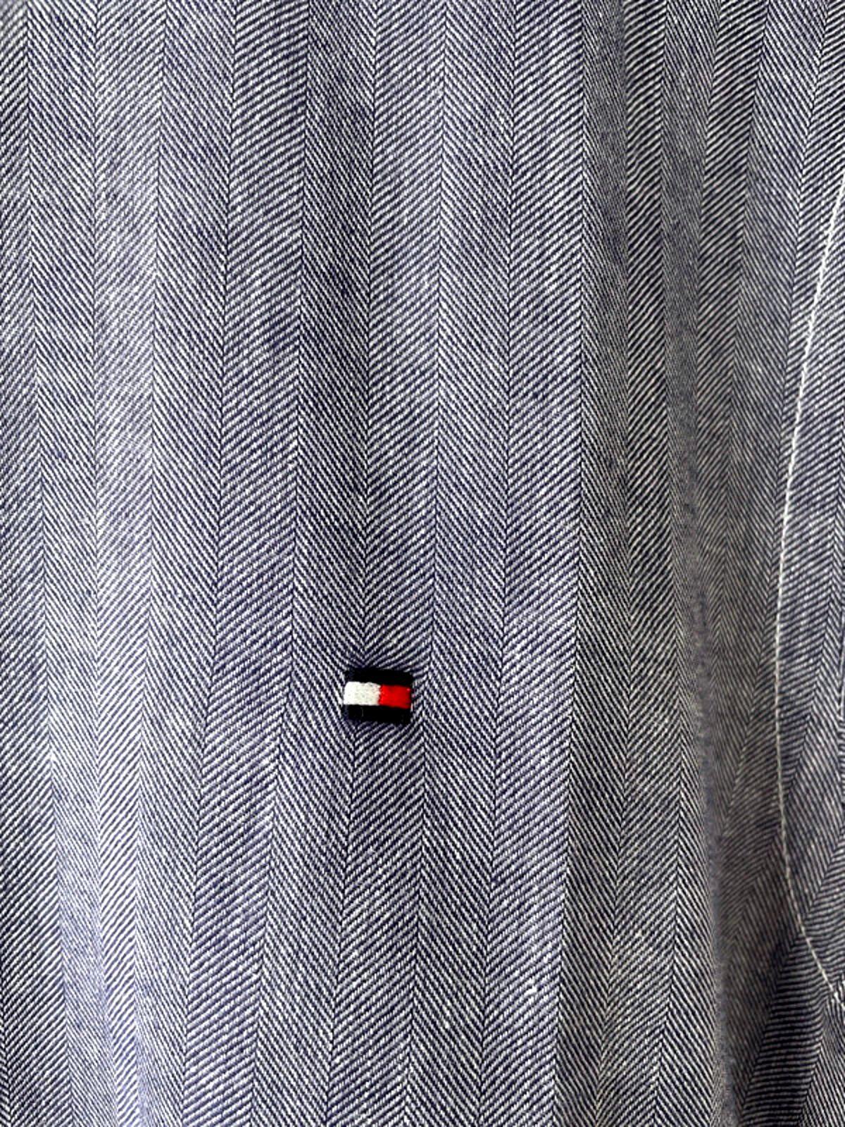 Men’s Tommy Hilfiger Premium Linen Shirt In Navy - XSmall - 1646