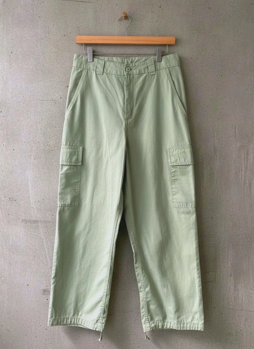 Women’s Carhartt W Kingston Cargo Trousers In Green - W26/L29 - 2961